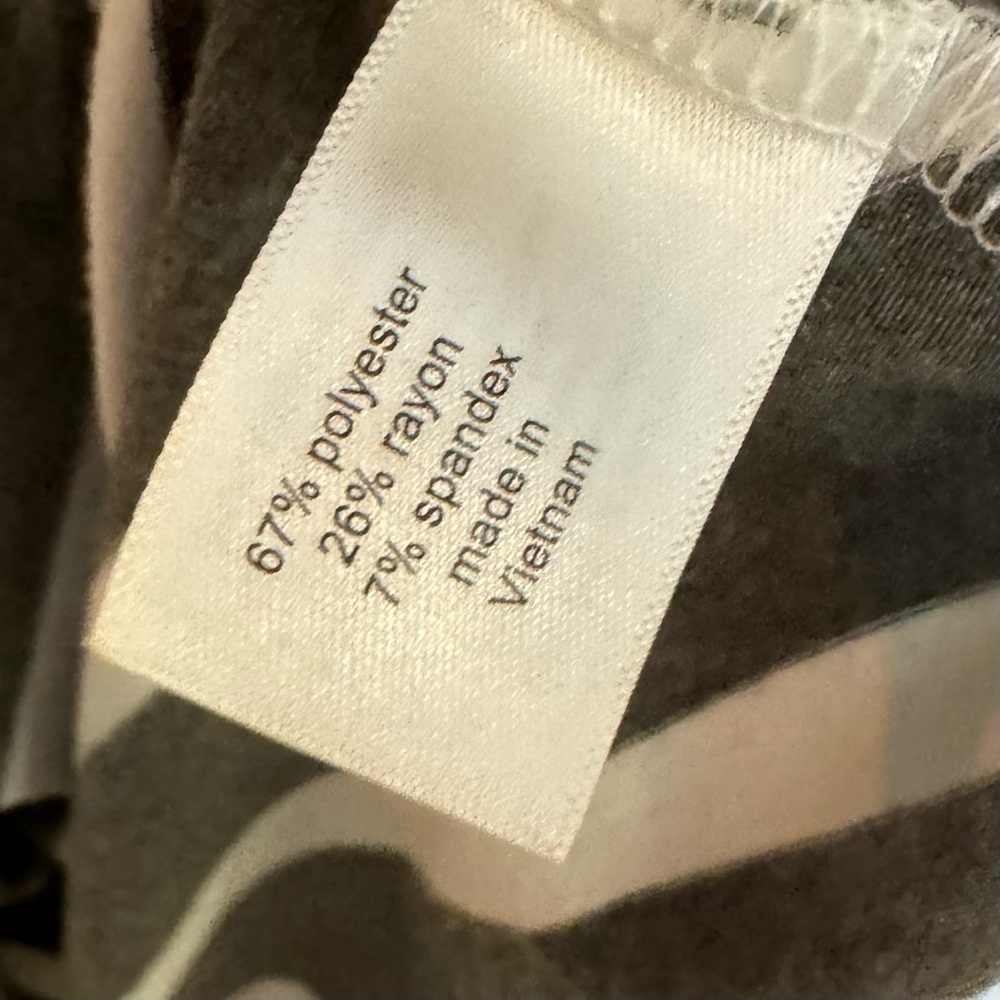 Lane Bryant Plus Size A-Line Grey/White Striped Dress Size 22/24 - Picture 6 of 8